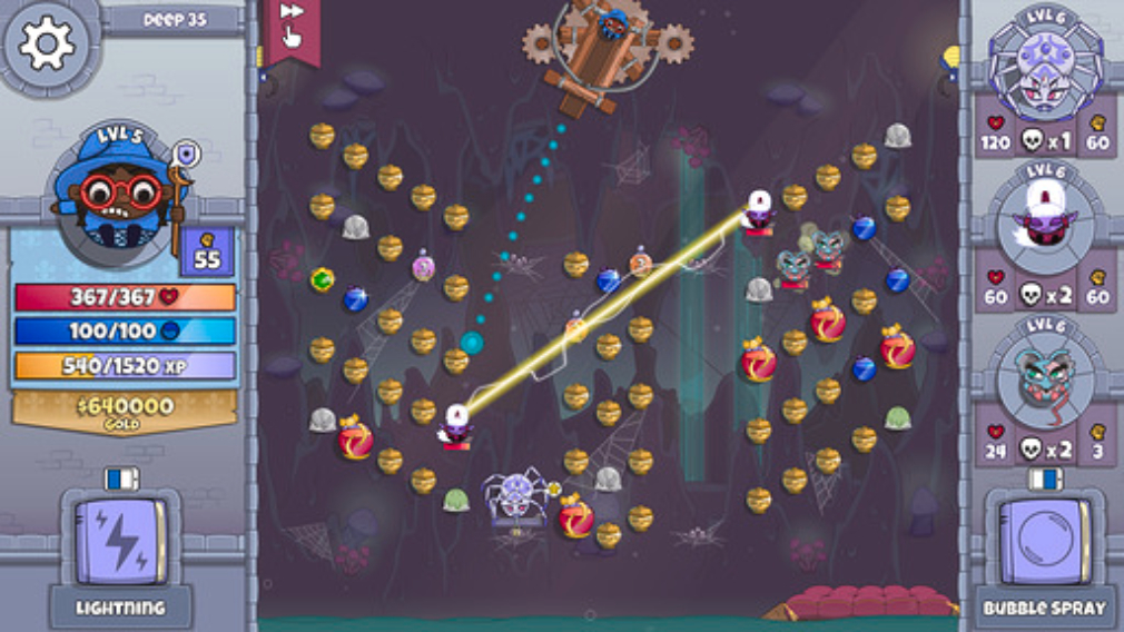 Roundguard is a Peggle-like dungeon crawler available now on Apple Arcade