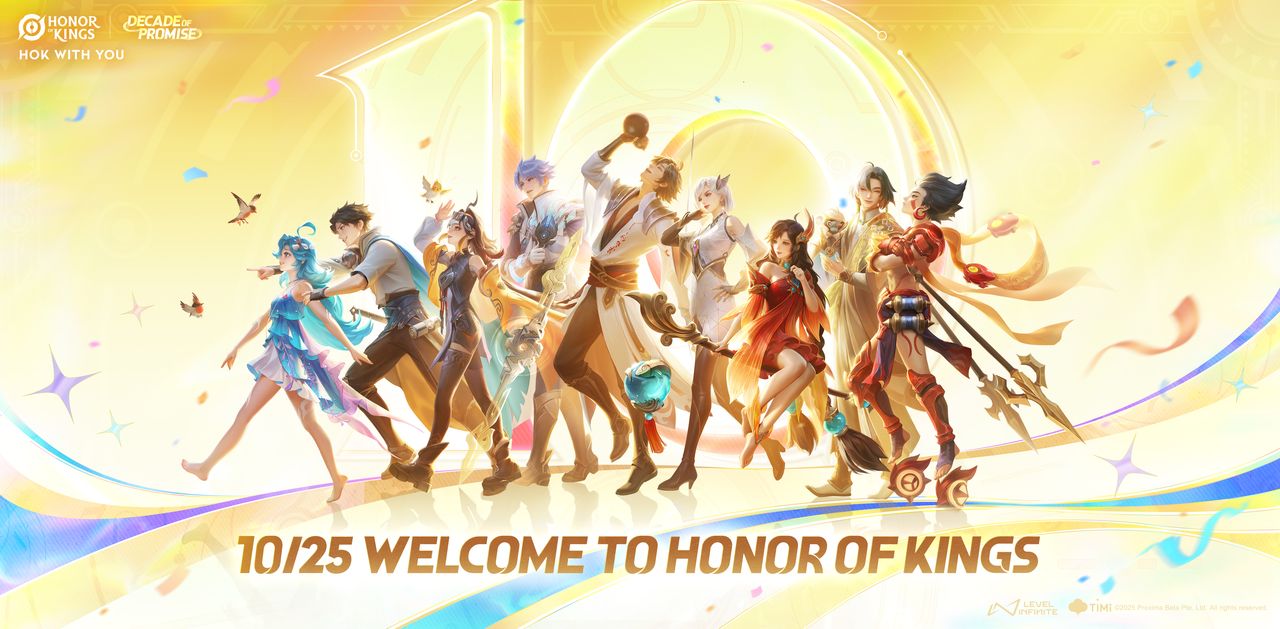Honor of Kings is celebrating the Decade of Promise by collaborating with Sanxingdui