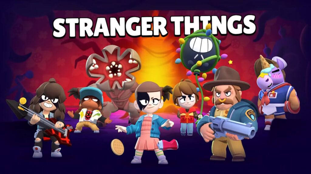 Fight bosses, get skins, and earn waffles in the Brawl Stars x Stranger Things collab