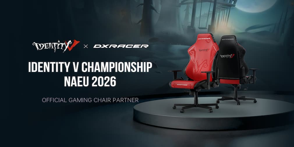 DXRACER debuts a special chair as offical sponsors of the Identity V Championship NAEU 2026