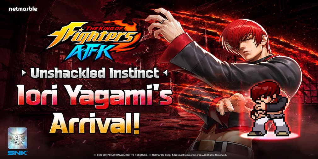 The King of Fighters AFK celebrates its first anniversary with a new Iori Yagami style